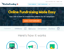Tablet Screenshot of gogetfunding.com